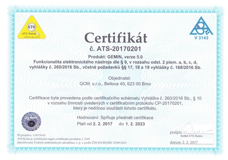 Certifikat ATS-20170201